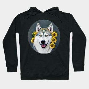 Sunflower Husky Hoodie